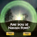 screengrab of Discover Navan Fort  App - location selection